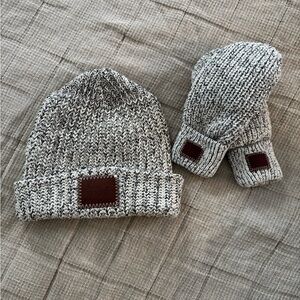 LYM Cuffed Beanie and Mitten Set